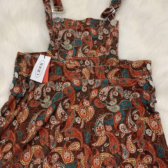 Cider NWT Corduroy Cottagecore Overall Dress Size XL Womens - Picture 4 of 10